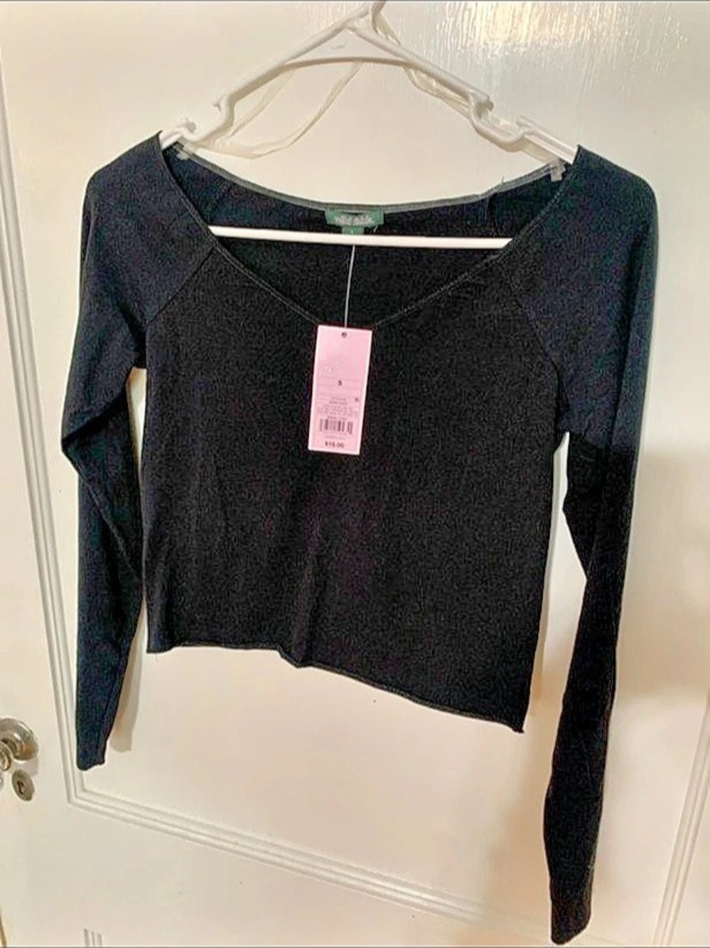 Wild Fable Long Sleeve Top in Black Size Small NWT